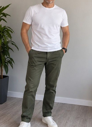 Мужские брюки carhartt wip - оригинал, 100% хлопок, хаки, w32