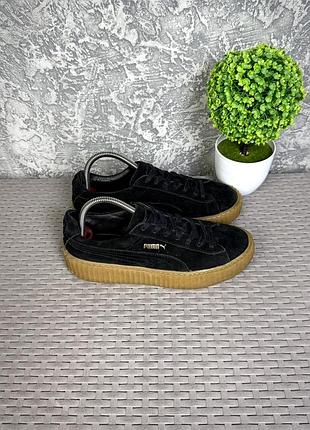 Puma rihanna кроссовки 40 размер замшевые черные