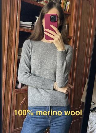 Джемпер / светр 100% вовна меріноса від stile benetton