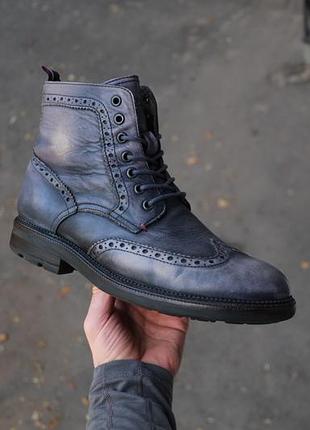 42.5 - туфлі tommy hilfiger броги черевики dr martens оксфорд timberland bally diesel шкіряні чоловічі високі класичні люксові floris van bommel челсі