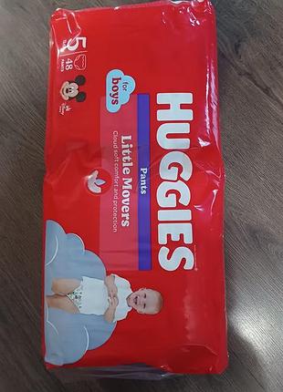 Ящик подгузников huggies 5, 48 шт для мальчиков
