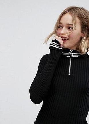 Трикотажний джемпер в рубчик h&m