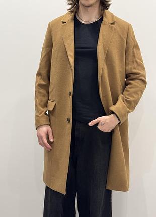 Пальто чоловіче h&m коричневе, eur 48 / m
