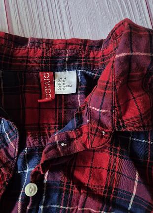 Сорочка в клітинку h&m 2