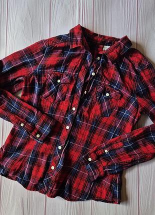Рубашка в клетку h&amp;m