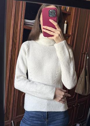 Светр від mango з вовною у складі