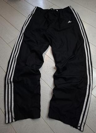 Оригинальные мужские брюки адидас l adidas черные спортивные штаны