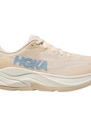 Легкі бігові кросівки hoka rincon 4 у забарвленні alabaster / oak (для жінок).розмір:42;матеріал: тканина