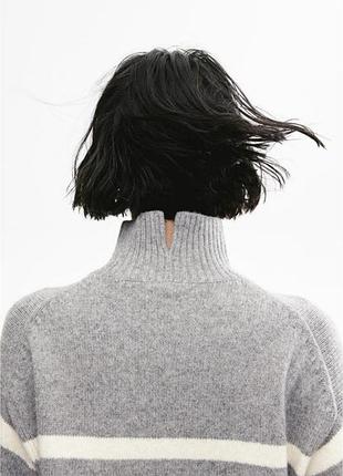 Стильний светр з розрізом h&m 4