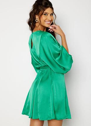 Платье na-kd (модель dorothy dress в цвете green) - s / xs