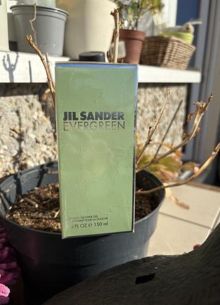 Розкішний парфумований гель для душу jil sander evergreen (150 мл) — новий у слюді!