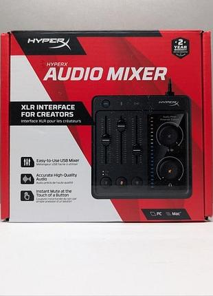 Мікрофони і звукозапис hyperx audio mixer xlr interface