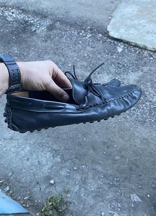 Чоловічі шкіряні мокасини (автомобільні туфлі / driving shoes)