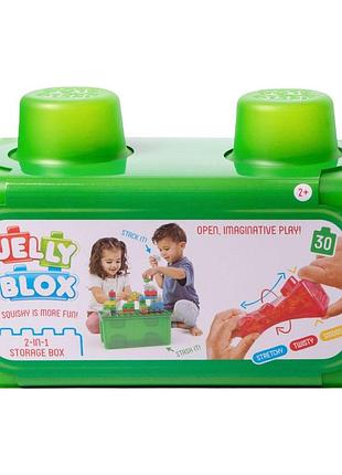 Сенсорный конструктор jelly blox - в кейсе 2 в 1: будуй-складывай