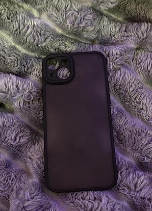 Чохол apple iphone 14 plus чорний