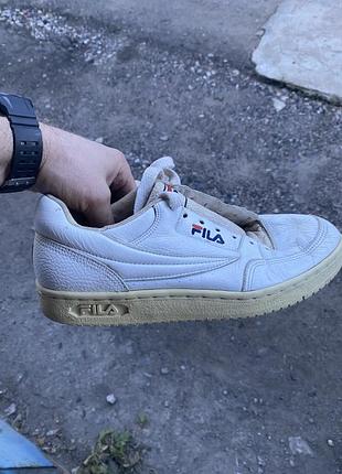 Вінтажні шкіряні кросівки (кеди) fila original tennis