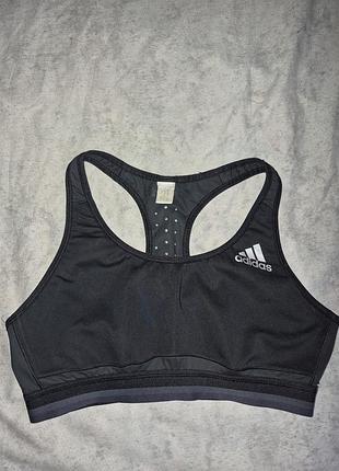 Топ спортивний жіночий adidas чорний