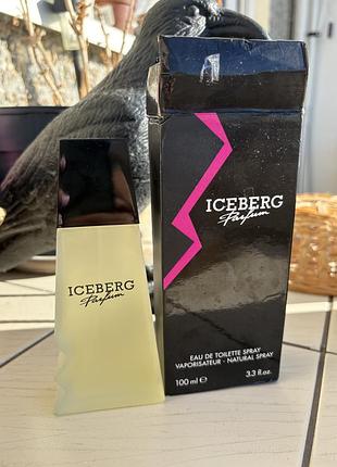Повний вінтажний iceberg parfum 100 мл (made in italy) — рідкість у коробці!
