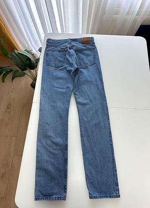 Сині джинси прямого крою levi’s 501 класичні w26 l32 розміру