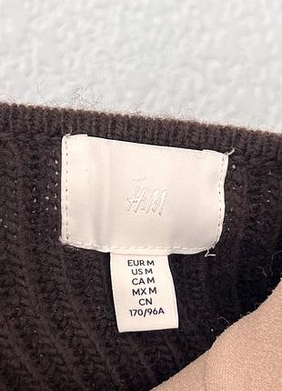 Теплий светр h&m з шарфом 10