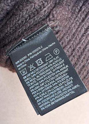 Теплий светр h&m з шарфом 9