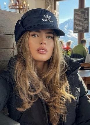 Шапка , адидас , женская , жіноча , унисекс  , ушанка , осень , зима