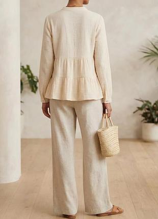 Натуральна блузка zara 2