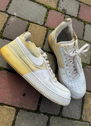 Оригінальні кросівки nike air force 1 react split «coconut milk» (eur 44 / 28 см)