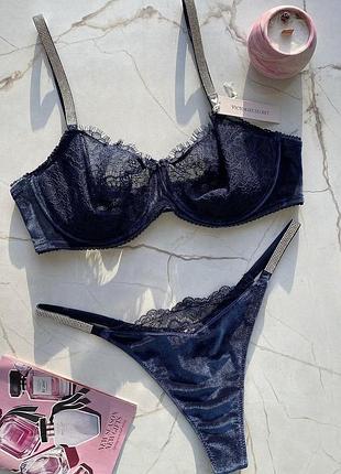 Бюстгальтер без push up victoria’s secret оригінал зі стразами