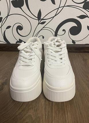 Кеды на платформе zara