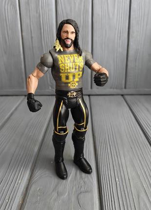 Фигурка рестлера сета ролллингса seth rollins mattel из серии wwe.