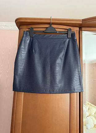 Спідниця river island з екошкіри