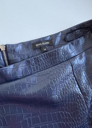 Спідниця river island з екошкіри 3