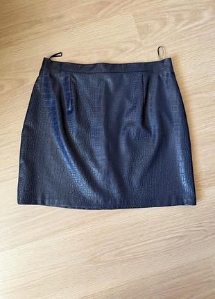 Спідниця river island з екошкіри 4