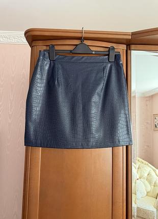 Спідниця river island з екошкіри 7