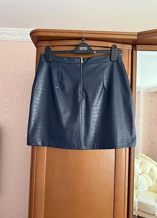 Спідниця river island з екошкіри 8