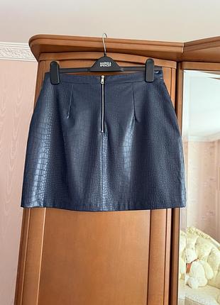Спідниця river island з екошкіри 6