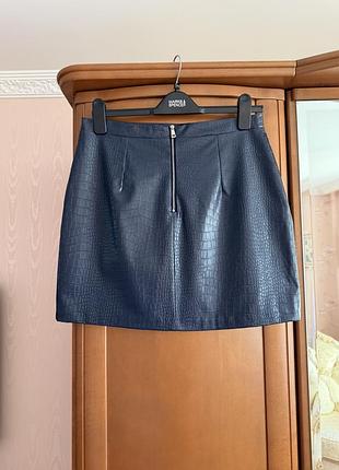 Спідниця river island з екошкіри 10