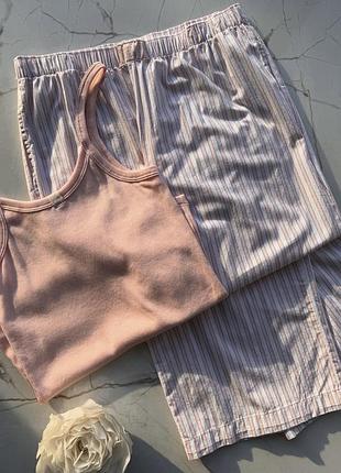 Піжама зі штанами бавовняна victoria’s secret оригінал