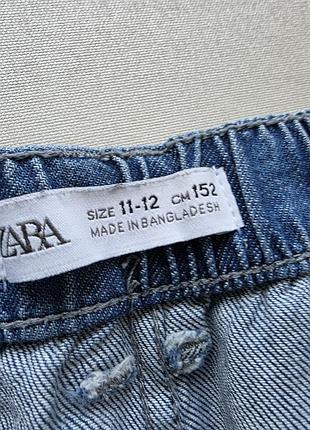 Джинсы карго для девочки zara 4