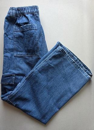 Джинсы карго для девочки zara 5