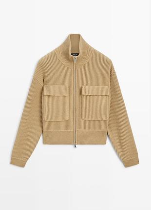 Трикотажний кардиган massimo dutti