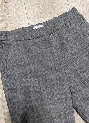 Брюки жіночі h&m сірі в клітинку (розмір 36)