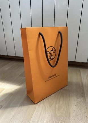 Подарунковий пакет hermes оригінал