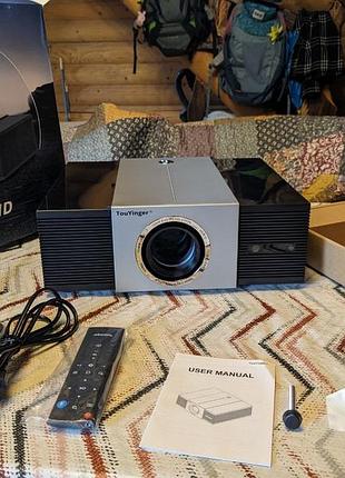 Новий проектор touyinger q11w ultra — 4k, android 12, 2000 ansi lm
