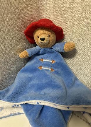 М'яка іграшка-комфортер ведмедик паддінгтон rainbow designs (paddington for baby)