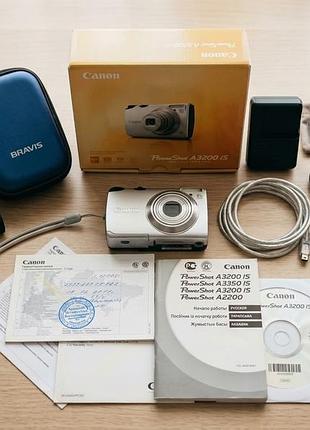 Цифровой фотоаппарат canon powershot a3200is