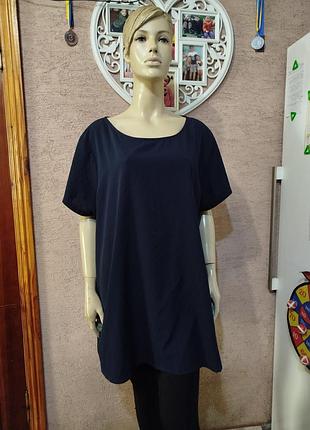 Легкая туника plus size от zizzi express xl-xxl 8425