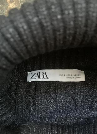Светр zara сірого кольору 7