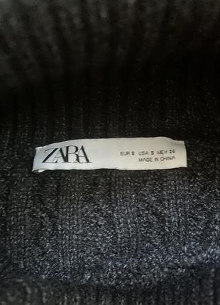 Светр zara сірого кольору 4